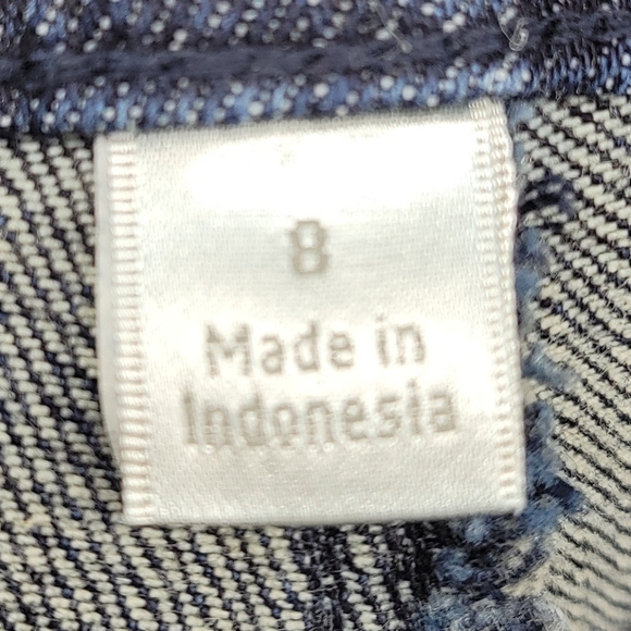 LC Lauren Conrad Womens Dark Wash Straight Leg Jeans Size 8 - Picture 4 of 13